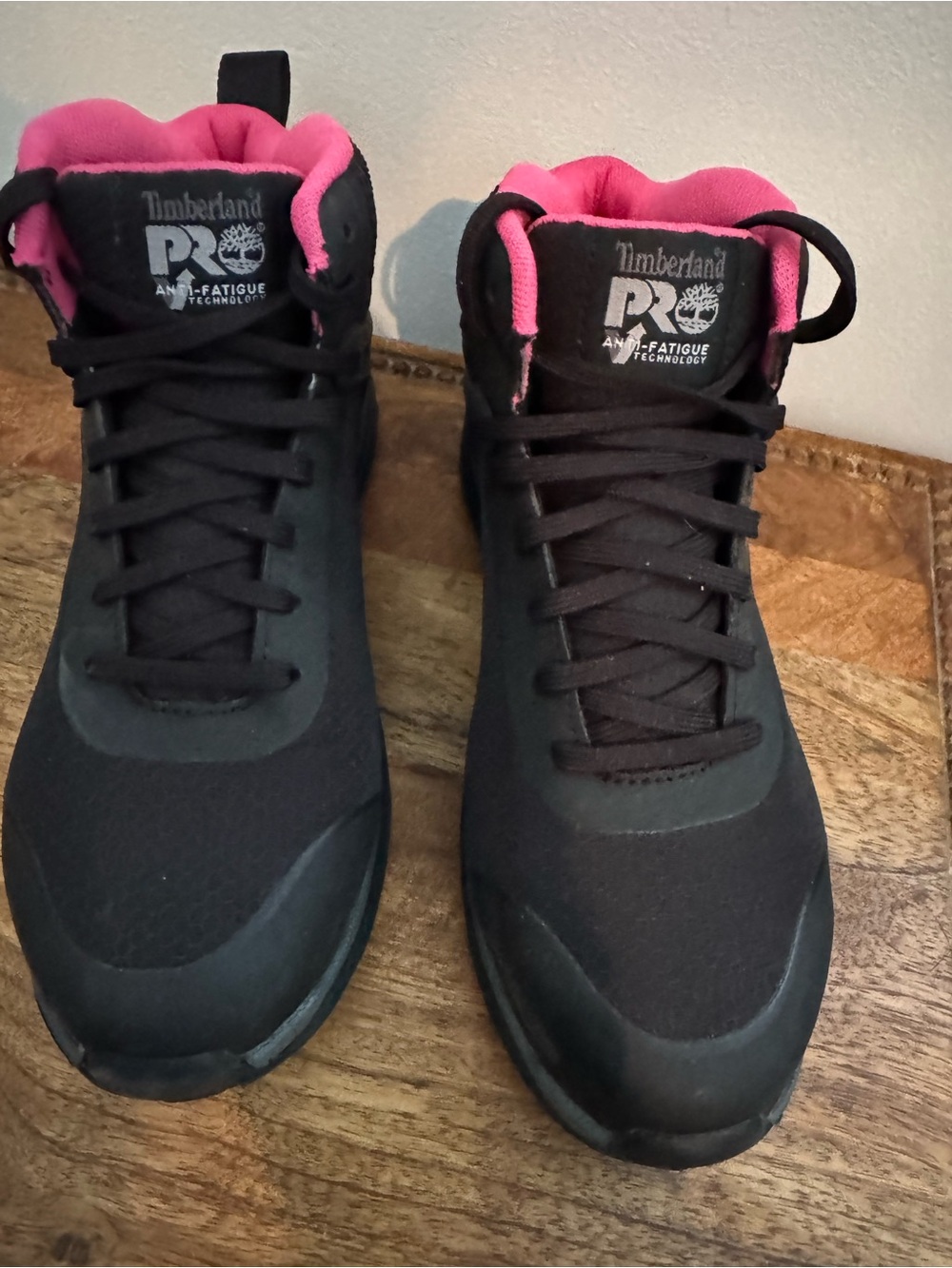 Timberland Black Sneakers with Pink Lining - Women's Athletic Shoes